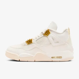 Jordan 4 Retro White And Gold (W)